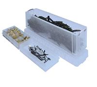 Kit de Noël REALLY USEFUL BOX 1201 x 270 x 355 mm + insert pour boules de Noël + insert pour guirlande lumineuse 77 l