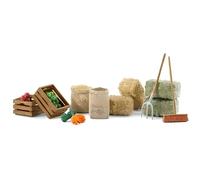 Kit de nourriture pour chevaux SCHLEICH 42105 - foin, paille, carottes et pommes