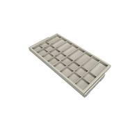 Kit de organiser de tiroirs avec cadre de coulissage soft close pour armoires, réglable, module 900mm, Gris pierre