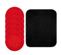 Kit De Pads De Ponçage pour Bowling - Kit Accessoires 7 Pièces Pads Abrasifs pour Balle - Accessoire d'entretien Nettoyant pour Équipement Enthousiastes Intérieur Extérieur Piste