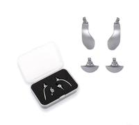 Kit de pagaies métalliques de rechange pour manette PS5 Edge optimisée pour manette DualSense Edge Design ergonomique (argenté)