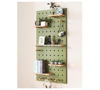 Kit de panneau de rangement mural extensible avec crochets et accessoires | Organisateur d'affichage personnalisable pour la maison, le bureau, le garage et l'atelier