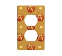 Kit de panneau mural duplex en pain beurré, 11,4 x 7 cm, cache-prise électrique pour interrupteur de prise de courant (1 pièce).