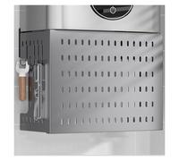 Kit de panneau perforé mural en métal - Panneau d'affichage gris durable avec 4 crochets pour l'organisation du garage, de la cuisine et de la salle de bain - Cache-tuyau de chauffe-eau à ga