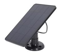 Kit de Panneau Solaire 10W Caméra Micro USB Chargeant un Chargeur de Batterie à Haute efficacité pour Panneau Solaire pour Voyage de Camping en Plein Air (Noir)