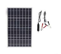 Kit de panneau solaire, 18 V 20 W avec contrôleur 60 A pour système d'alimentation de batterie hors réseau, solution d'énergie renouvelable (panneau uniquement)