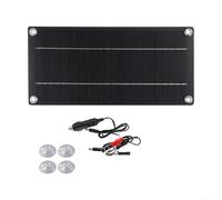 Kit de panneau solaire 60 W 12 V avec film réfléchissant uniforme bleu foncé pour voiture, camionnette, camping-car, bateau et moto