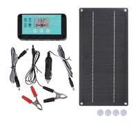 Kit de panneau solaire 600 W avec contrôleur 100 A monocristallin portable pour chargeur pour camping-car, camping, alimentation hors réseau, batterie de bateau