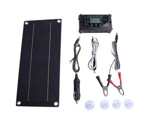 Kit de panneau solaire 600 W avec contrôleur MPPT 100 A | Alimentation portable monocristalline pour chargement de batterie de voiture, camping-car, Camavan