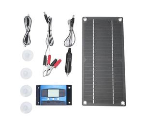 Kit de Panneau Solaire 600W 12V, Panneau Solaire Monocristallin de 600 Watt, Contrôleur de Chargeur Solaire 100A pour RV, Campeurs et Autres Applications Hors Réseau