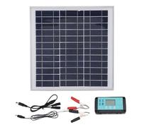 Kit de panneau solaire - Mainteneur haute durabilité | Supplément d'énergie continue pour le camping | Kit de charge pour automobile, camion, moto, marine, motoneige, bateau, remorque, tracteur
