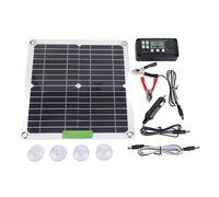 Kit de panneau solaire monocristallin 200 W 12 V, chargeur de panneau solaire portable avec contrôleur, système de panneau solaire à haute efficacité pour le cyclisme, (40A)