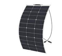 Kit de panneau solaire, panneaux flexibles 200W, compatibilité de batterie 12V, 18V 100W