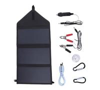 Kit de panneau solaire portable, chargeur de batterie solaire, kit de chargeur de batterie portable pliable, banque d'alimentation pour tablette de smartphone avec ordinateurs portables USB de 100 W