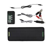 Kit de panneau solaire pour batterie - Chargeur à régime lent 24 V 12 V pour voiture, camion, tracteur, kit de chargeur de panneau solaire | Système de charge de batterie portable extérieur avec