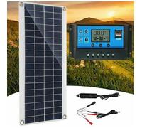 Kit de Panneau Solaire - YYV - 300W - 12V - Chargeur de Batterie - Régulateur 60A - Extérieur