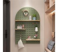 Kit de panneaux perforés en bois à monter soi-même - Panneaux de rangement muraux pour la maison, le bureau, la cuisine, le garage et la salle d'artisanat - Solution d'affichage polyvalente pour un