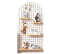 Kit de panneaux perforés muraux pour l'organisation du garage, solution de rangement et d'affichage peu encombrante