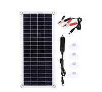 Kit de panneaux solaires 100W double 12V USB avec contrôleur 30A/60A cellules Poly for chargeur batterie voiture Yacht RV Une énergie Efficace Fiable(B)