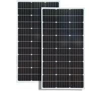 Kit de panneaux solaires dokio 18V(97x56.5x2.5cm ), 200W, étanche, rigide, avec contrôleur pour recharge domestique, batterie de 12V