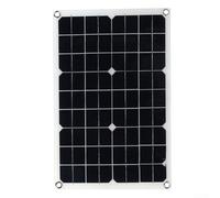 Kit de panneaux solaires flexibles 18 V 20 W monocristallin portable caravane pour camping-car, bateau, remorque, camping avec clip de chargeur de voiture