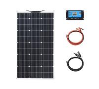 Kit de panneaux solaires flexibles, haute efficacité, étanche IP67, 12V 100W Solarkit