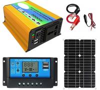 Kit de panneaux solaires hors réseau 3000W, avec panneau solaire étanche 18W, contrôleur de Charge 30A, écran LCD à deux Ports for la maison
