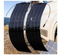 Kit de panneaux solaires monocristallins 400 W - Chargeur hors réseau pliable pour camping-car, tente, bateau, cabine et camping marin