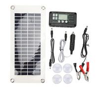 Kit de panneaux solaires pour camping-car, 30W, en polysilicium, panneau de chargeur de batterie PET avec contrôleur de tension de Charge 50A, pour cabines, bateaux, Marines