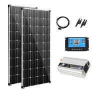 Kit de panneaux solaires pour camping-cars et maisons, haute efficacité, cadre en aluminium durable,, Variante : 300W 220V 1000W