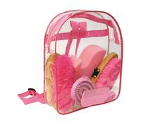 Kerbl Kit de pansage pour chevaux Rose