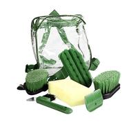 Kit de pansage équitation Horze (x6) Vert TU