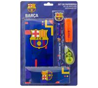 Kit de papeterie Barcelone FC avec bloc-notes, marque-page, stylo, surligneur et correcteur, matériel scolaire | Produit officiel