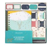 Kit De Papeterie - Draeger Paris - Constellations - Carnet à spirales - Stickers - Personnalisable