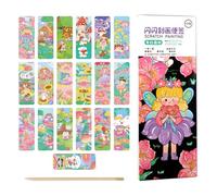 Kit de papier d'art à gratter - Jouet interactif pour loisirs créatifs | Bloc-notes à paillettes pour gratter la peinture, feuilles de papier à gratter amusantes pour , notes à gratter pour les