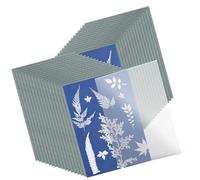 Kit De Papier De Cyanotype - Papier Blueprint Sensible À La Lumière, Feuilles D'impression Creative Sun | Matériel D'impression De Haute Qualité Pour Les Étudiants En Art Des Ateliers D'élaboration De