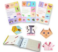Kit de Papier Origami pour Enfants de 8 à 12 Ans, 96 Feuilles Guides D'origami Colorés Avec 90 Modèles, Loisirs Créatifs Et Entraînement Mental pour L'origami, Cadeau pour Filles Garçons Débutants