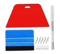 Kit de papier peint 8 pièces/ensemble à décoller et à coller, outils de lissage du papier peint portable professionnel, kit d'outils portable pour l'installation