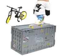 Kit de parc de patinage avec touche - Kit de skateboard avec doigts, rampe d'entraînement | Jeu de diapason pour acrobaties, accessoires pour diapason, acrobaties pour pratiquer des tours et jeu