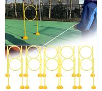 Kit de parcours d'obstacles pour course de drones - 2 tailles d'arceaux différentes, boucle de jeu facile à construire et portable, entraînement pour modèles réduits d'avions en intérieur/extérieur