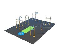 Kit de parcours d'obstacles pour drone RC FPV Racing portable,équipement d'entraînement pour modèles réduits d'avions en intérieur/extérieur, niveaux de difficulté personnalisables