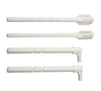 Kit de pare-chocs pour plaque de chasse d'eau Geberit, compatible avec S-igma01, S-igma20 et S-igma50, pièce de rechange pour réservoir de chasse d'eau, 140 mm x 10 mm, blanc