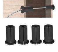 KIT DE Passage Mural DE CÂBLES en Caoutchouc À Travers Le KIT D'ŒILLETS 1 Pouce pour LA Maison ET L'EXTÉRIEUR (Noire)