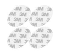 Kit de pastilles adhésives de remplacement, 2 jeux, pour deux sécurités, accessoires uniquement pour notre sécurité enfant avec serrure à clé, bandes adhésives ovales, Replacement Adhesive Pad