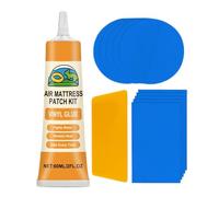 Kit de patch de réparation gonflable - Colle haute résistance, système d'étanchéité professionnel étanche pour lit gonflable, doublure de spa, maison de saut, flotteur de piscine, matelas d'extérieur