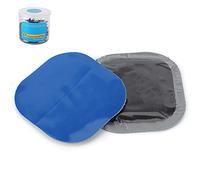 Kit de Patchs de Pneus en Caoutchouc Naturel, Outil de Réparation Rapide des Pneus, Efficace pour Les Crevaisons de Voiture et de Moto, Taille 45x45mm, 80 Pièces