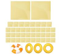 Kit de patchs pour radeau, Kit de patchs pour matelas à air - Patch autocollant de réparation d'anneaux de natation | Kit de réparation de patchs gonflables de 3 x 7 pouces, patch de réparation