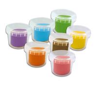 Kit de pâte à modeler géant écologique (7x90 g avec outils) - SES CREATIVE - Dough - Fabriqué aux Pays-Bas - Rouleau bois - Age : 2+