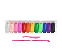 Kit de Pâte à Modeler pour,Argile de Modelage Ultra Léger pour Activités Créatives - Jouets Créatifs Non Collante avec Couleurs Vives pour Activités Manuelles à la Maison, École, Filles et Adultes