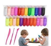 Kit de pâte à modeler pour et adultes - Pâte de sécurité colorée pour activités de bricolage à l'école, à la maison et à la famille - Non adhésive pour filles et adultes